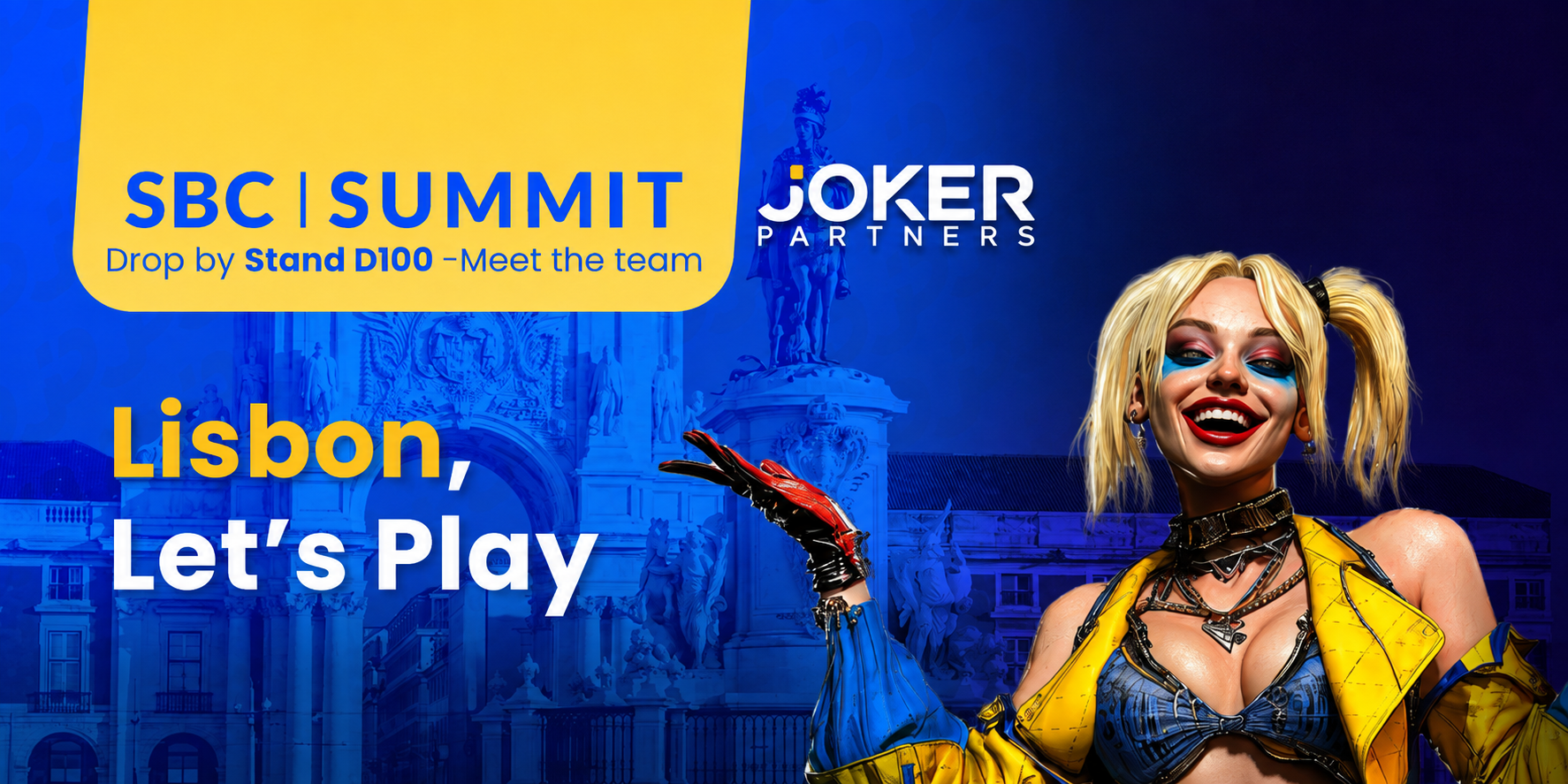Joker Partners SBC Summit Lisbon banner